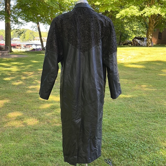 Vintage 80’s Pelle Club leather coat L - Picture 5 of 12